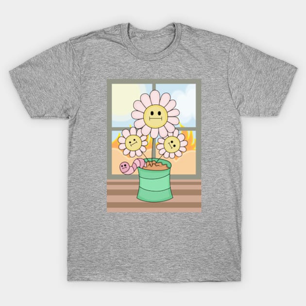 Flowers With Faces - Apocalypse T-Shirt by JadedOddity